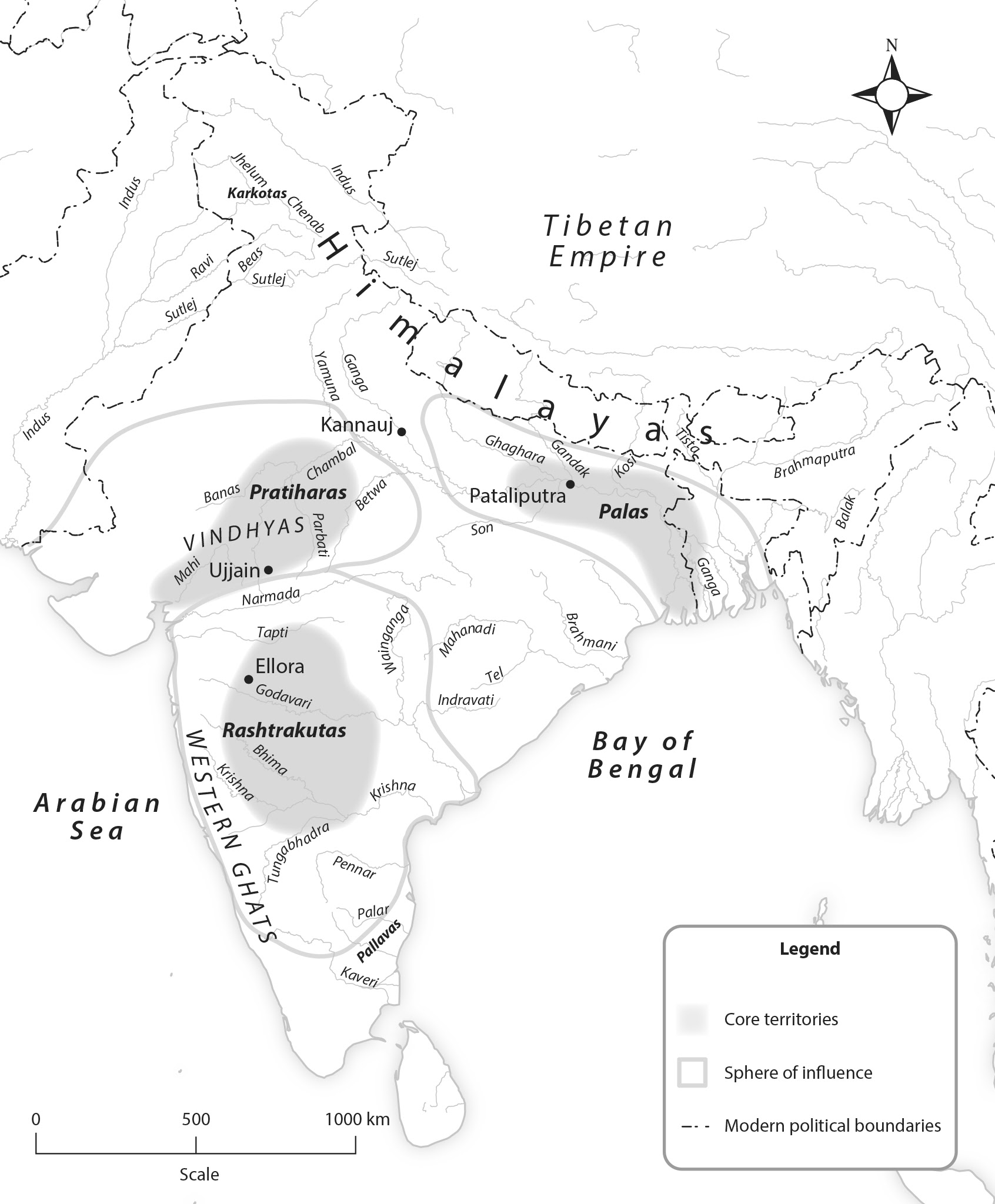 Historical map India
