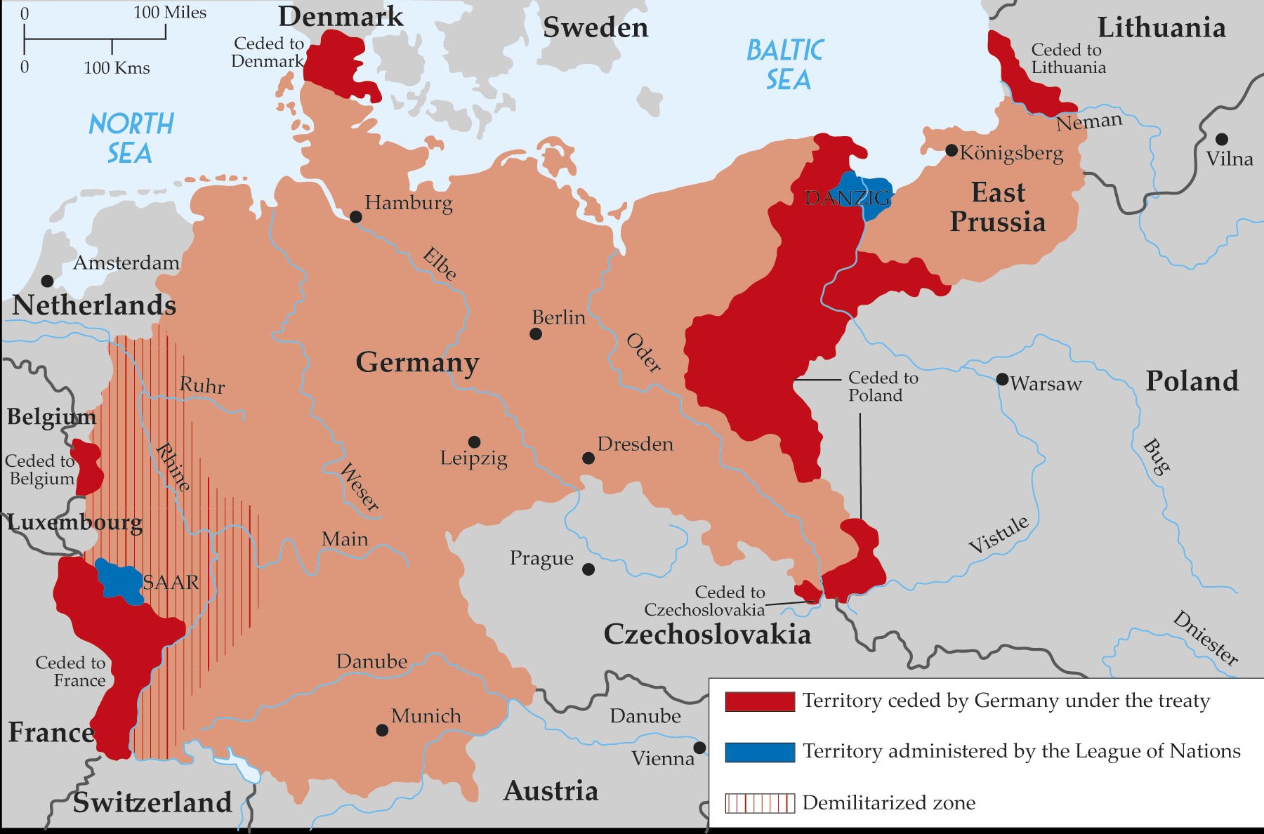 Germany world war map