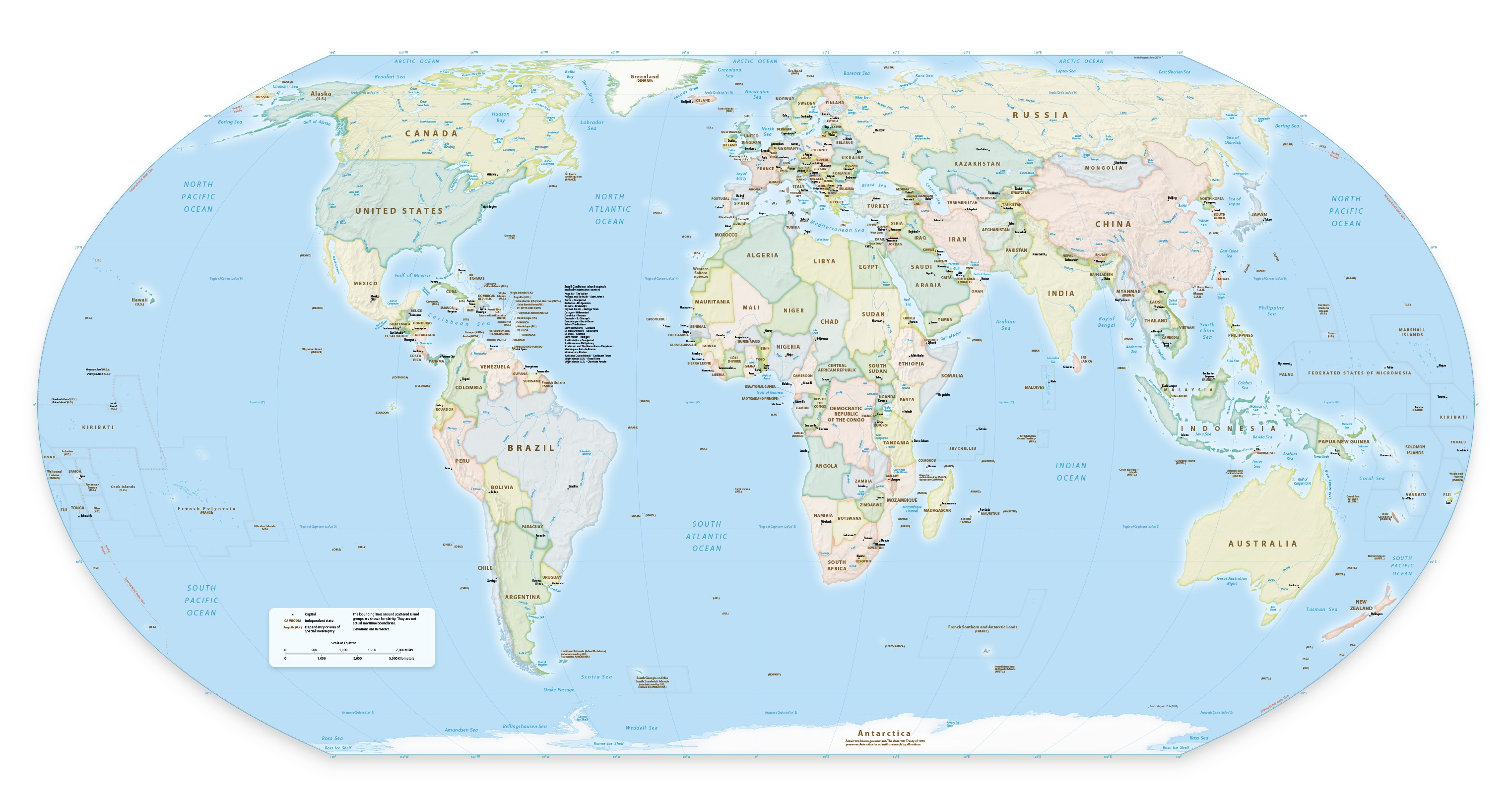 World political map