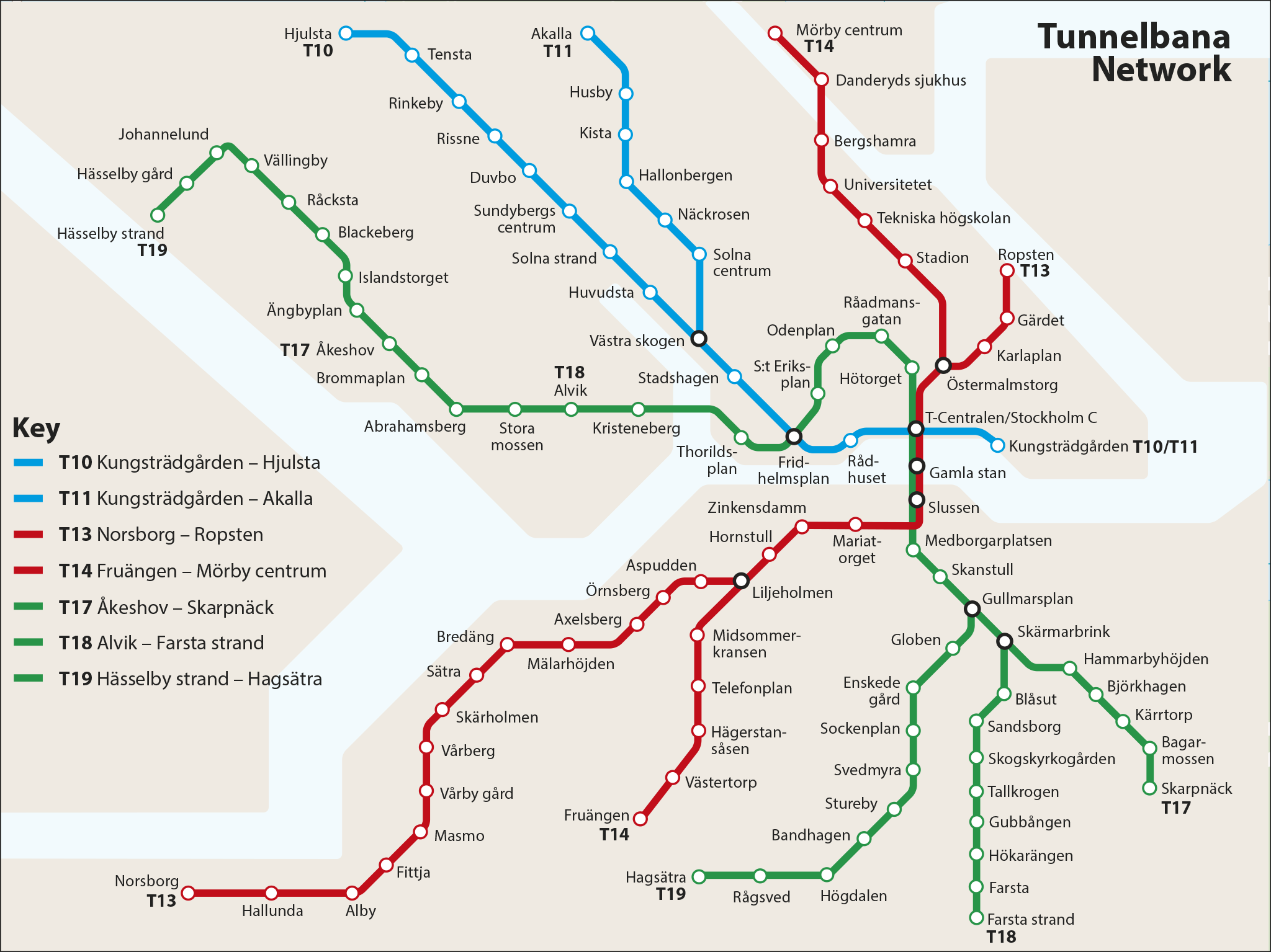 Metro map